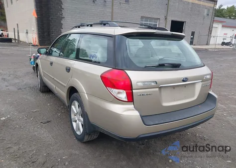 2008 Subaru Outback 2.5I/2.5I L.l. Bean Edition from USA, damaged, VIN 4S4BP61C887349941